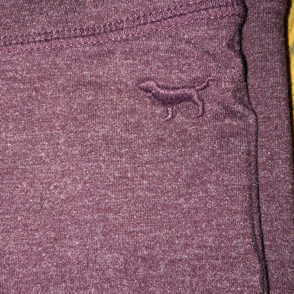 Victoria secret pink- maroon color leggings